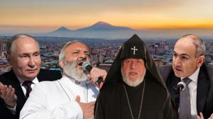 "მღვდლების რევოლუცია" სომხეთში, რომლის უკან პუტინი დგას?! - ვინ ცდილობს ფაშინიანის დამხობას