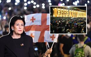 "სალომე ზურაბიშვილმა განაცხადა: "ხელისუფლება ჩამოიშლება"... ეს არის ფერადი რევოლუციების რეცეპტების­ ...